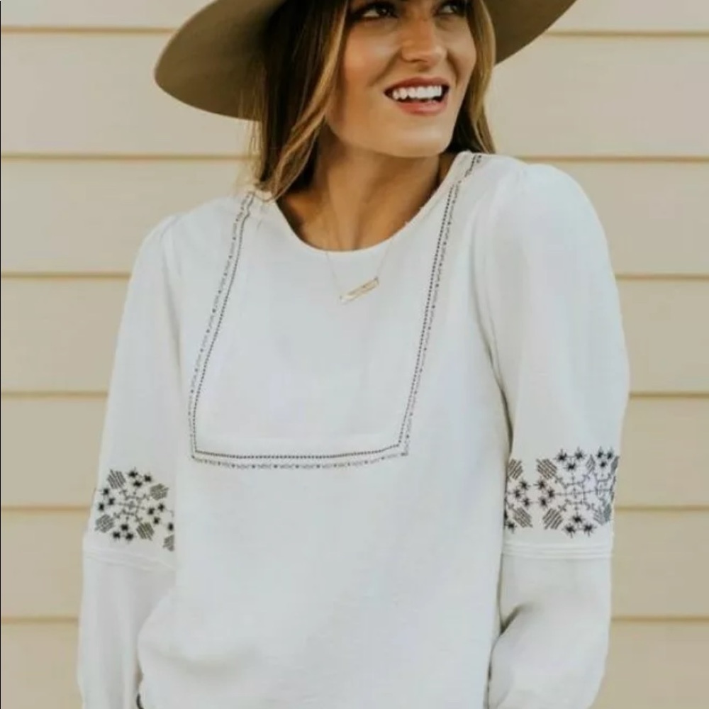 Roolee Embroidered top